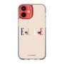 スリムプロテクションケース［ ELLE×マイメロディ＆クロミ - ロゴ - ベージュ ］
