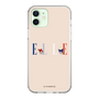 スリムプロテクションケース［ ELLE×マイメロディ＆クロミ - ロゴ - ベージュ ］