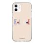 スリムプロテクションケース［ ELLE×マイメロディ＆クロミ - ロゴ - ベージュ ］