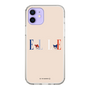 スリムプロテクションケース［ ELLE×マイメロディ＆クロミ - ロゴ - ベージュ ］