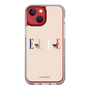 スリムプロテクションケース［ ELLE×マイメロディ＆クロミ - ロゴ - ベージュ ］