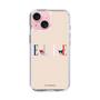スリムプロテクションケース［ ELLE×マイメロディ＆クロミ - ロゴ - ベージュ ］