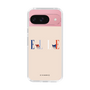スリムプロテクションケース［ ELLE×マイメロディ＆クロミ - ロゴ - ベージュ ］