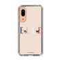 スリムプロテクションケース［ ELLE×マイメロディ＆クロミ - ロゴ - ベージュ ］
