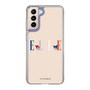 スリムプロテクションケース［ ELLE×マイメロディ＆クロミ - ロゴ - ベージュ ］