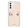 スリムプロテクションケース［ ELLE×マイメロディ＆クロミ - ロゴ - ベージュ ］