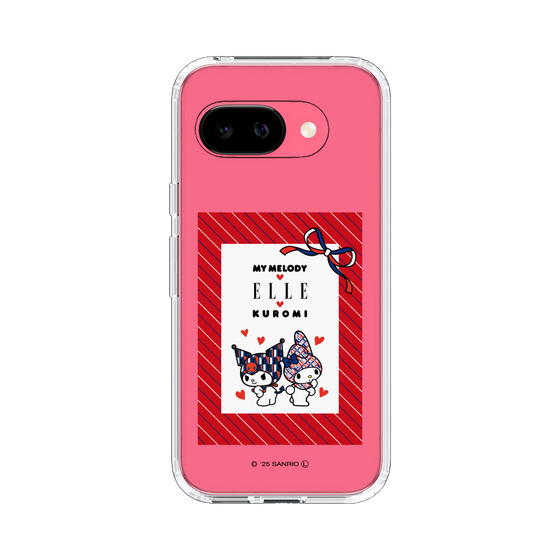 スリムプロテクションケース［ ELLE×マイメロディ＆クロミ - トリコロールカラーグラフィック1 ］
