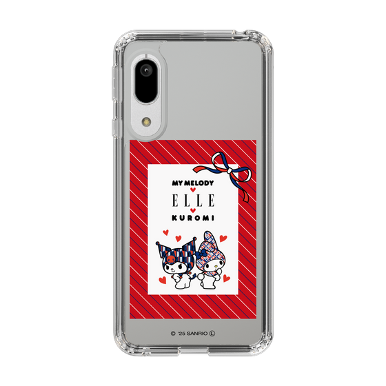 スリムプロテクションケース［ ELLE×マイメロディ＆クロミ - トリコロールカラーグラフィック1 ］