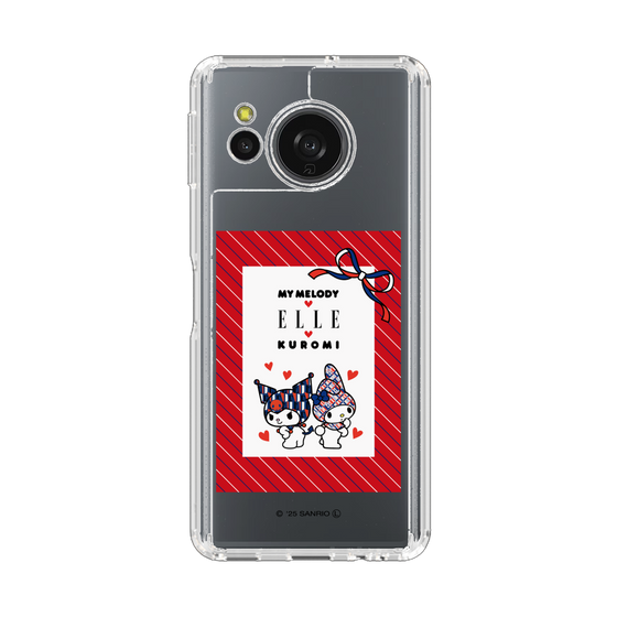 スリムプロテクションケース［ ELLE×マイメロディ＆クロミ - トリコロールカラーグラフィック1 ］