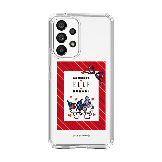 スリムプロテクションケース［ ELLE×マイメロディ＆クロミ - トリコロールカラーグラフィック1 ］