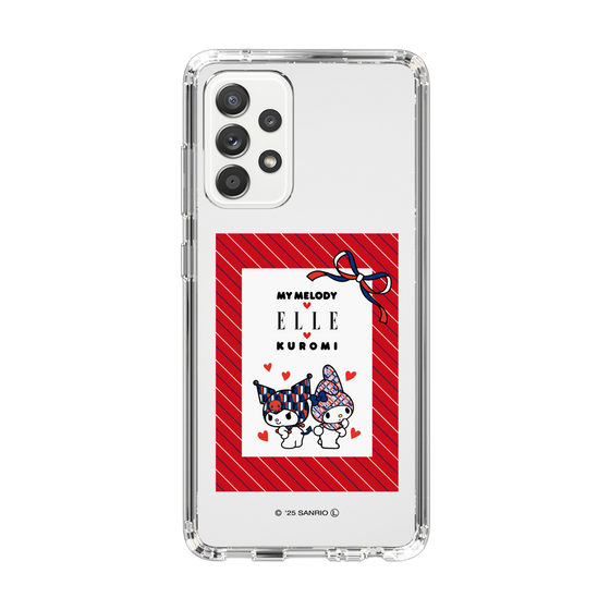 スリムプロテクションケース［ ELLE×マイメロディ＆クロミ - トリコロールカラーグラフィック1 ］