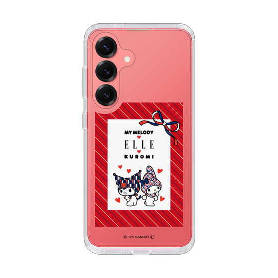 スリムプロテクションケース［ ELLE×マイメロディ＆クロミ - トリコロールカラーグラフィック1 ］