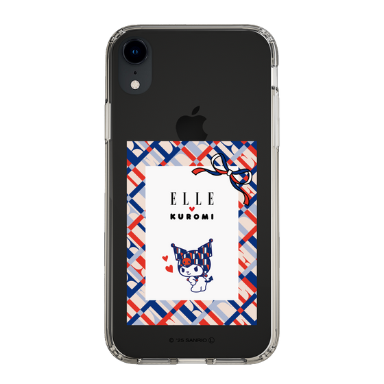 スリムプロテクションケース［ ELLE×マイメロディ＆クロミ - トリコロールカラーグラフィック2 ］