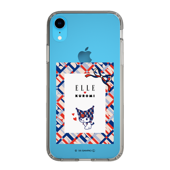 スリムプロテクションケース［ ELLE×マイメロディ＆クロミ - トリコロールカラーグラフィック2 ］