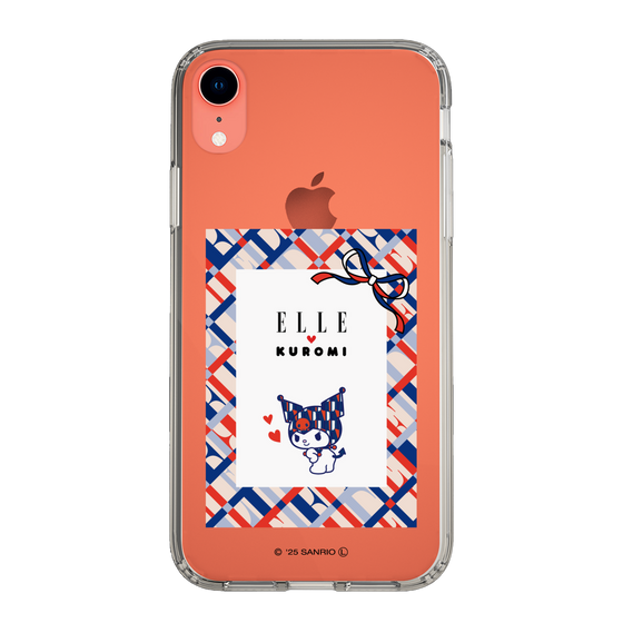 スリムプロテクションケース［ ELLE×マイメロディ＆クロミ - トリコロールカラーグラフィック2 ］