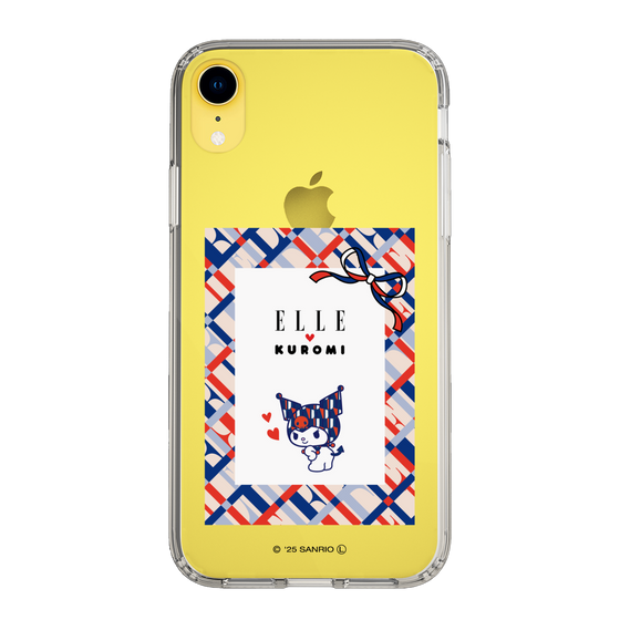 スリムプロテクションケース［ ELLE×マイメロディ＆クロミ - トリコロールカラーグラフィック2 ］