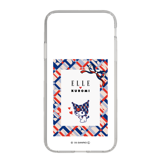 スリムプロテクションケース［ ELLE×マイメロディ＆クロミ - トリコロールカラーグラフィック2 ］