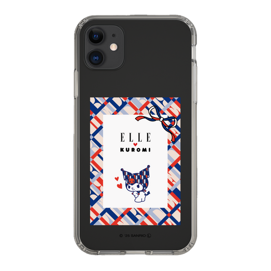 スリムプロテクションケース［ ELLE×マイメロディ＆クロミ - トリコロールカラーグラフィック2 ］