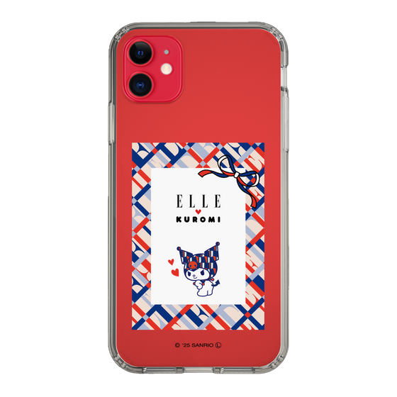 スリムプロテクションケース［ ELLE×マイメロディ＆クロミ - トリコロールカラーグラフィック2 ］