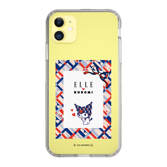 スリムプロテクションケース［ ELLE×マイメロディ＆クロミ - トリコロールカラーグラフィック2 ］