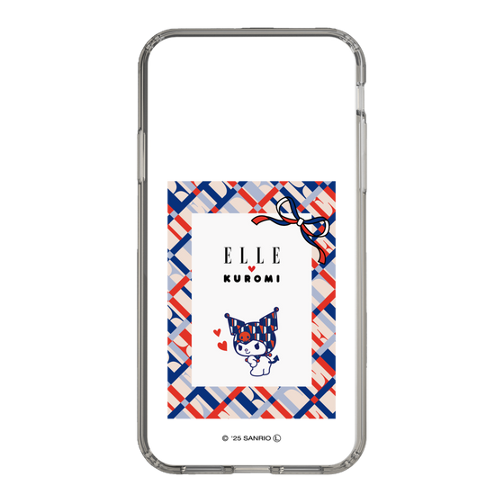 スリムプロテクションケース［ ELLE×マイメロディ＆クロミ - トリコロールカラーグラフィック2 ］