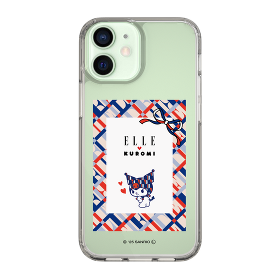 スリムプロテクションケース［ ELLE×マイメロディ＆クロミ - トリコロールカラーグラフィック2 ］