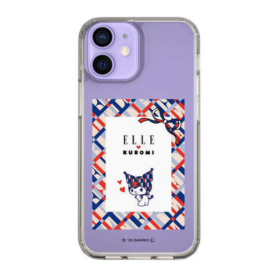 スリムプロテクションケース［ ELLE×マイメロディ＆クロミ - トリコロールカラーグラフィック2 ］