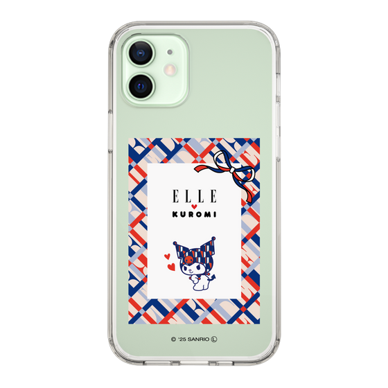 スリムプロテクションケース［ ELLE×マイメロディ＆クロミ - トリコロールカラーグラフィック2 ］
