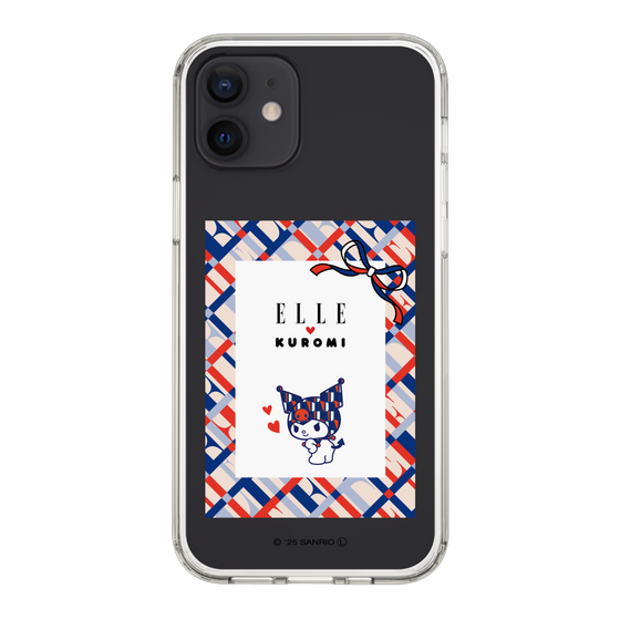 スリムプロテクションケース［ ELLE×マイメロディ＆クロミ - トリコロールカラーグラフィック2 ］