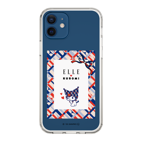 スリムプロテクションケース［ ELLE×マイメロディ＆クロミ - トリコロールカラーグラフィック2 ］