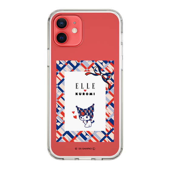 スリムプロテクションケース［ ELLE×マイメロディ＆クロミ - トリコロールカラーグラフィック2 ］