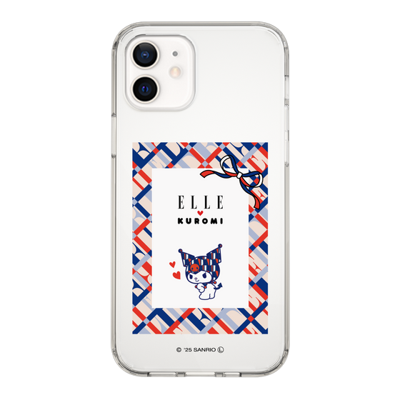 スリムプロテクションケース［ ELLE×マイメロディ＆クロミ - トリコロールカラーグラフィック2 ］