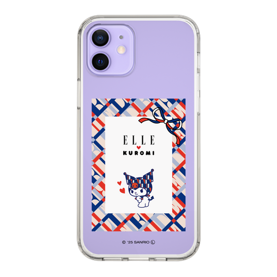 スリムプロテクションケース［ ELLE×マイメロディ＆クロミ - トリコロールカラーグラフィック2 ］