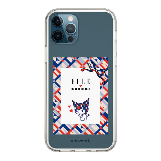 スリムプロテクションケース［ ELLE×マイメロディ＆クロミ - トリコロールカラーグラフィック2 ］