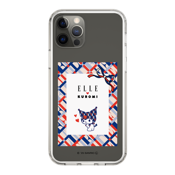 スリムプロテクションケース［ ELLE×マイメロディ＆クロミ - トリコロールカラーグラフィック2 ］