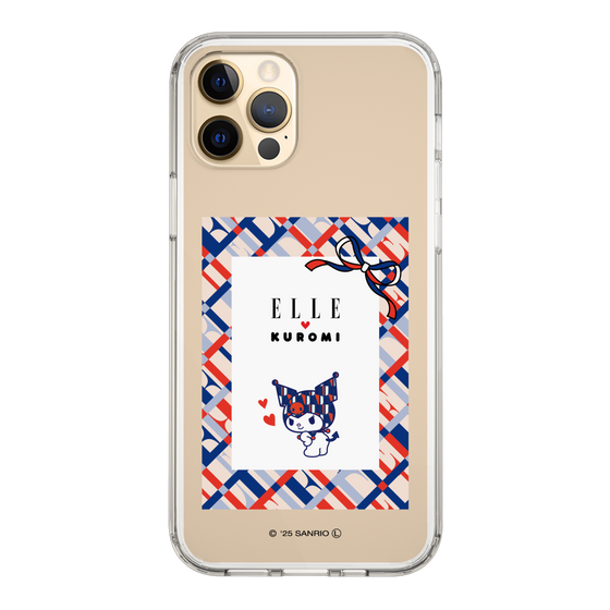 スリムプロテクションケース［ ELLE×マイメロディ＆クロミ - トリコロールカラーグラフィック2 ］