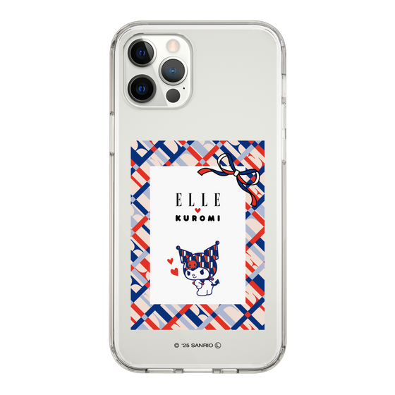 スリムプロテクションケース［ ELLE×マイメロディ＆クロミ - トリコロールカラーグラフィック2 ］