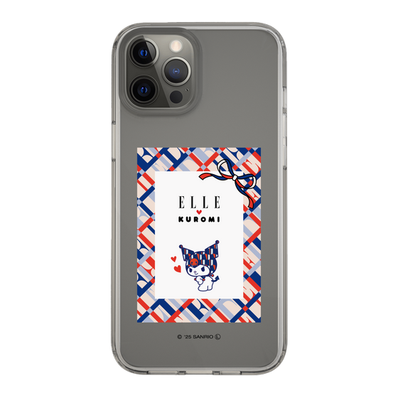スリムプロテクションケース［ ELLE×マイメロディ＆クロミ - トリコロールカラーグラフィック2 ］