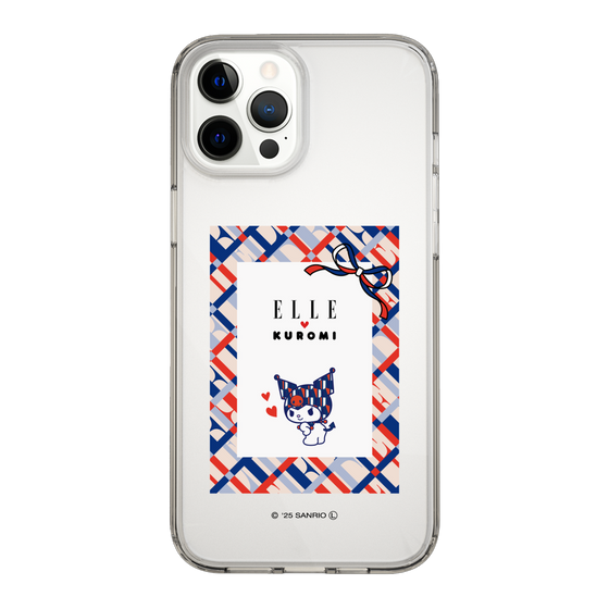 スリムプロテクションケース［ ELLE×マイメロディ＆クロミ - トリコロールカラーグラフィック2 ］