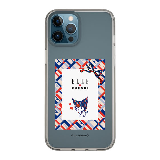スリムプロテクションケース［ ELLE×マイメロディ＆クロミ - トリコロールカラーグラフィック2 ］