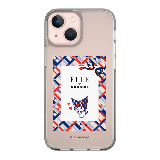 スリムプロテクションケース［ ELLE×マイメロディ＆クロミ - トリコロールカラーグラフィック2 ］