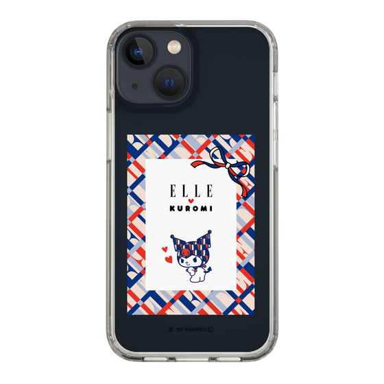 スリムプロテクションケース［ ELLE×マイメロディ＆クロミ - トリコロールカラーグラフィック2 ］