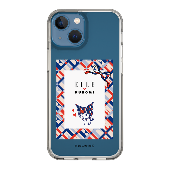 スリムプロテクションケース［ ELLE×マイメロディ＆クロミ - トリコロールカラーグラフィック2 ］