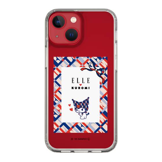 スリムプロテクションケース［ ELLE×マイメロディ＆クロミ - トリコロールカラーグラフィック2 ］