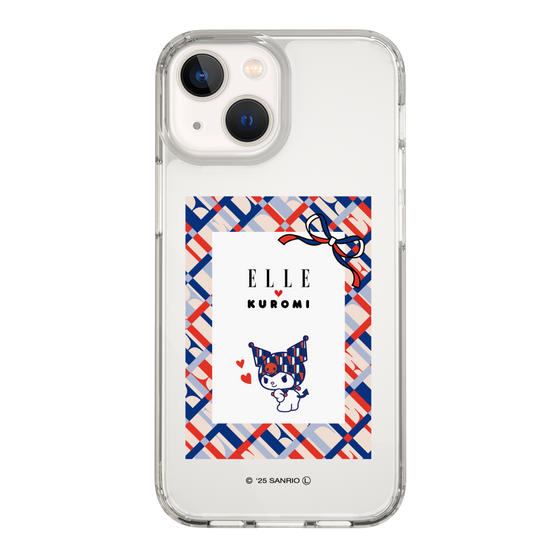 スリムプロテクションケース［ ELLE×マイメロディ＆クロミ - トリコロールカラーグラフィック2 ］