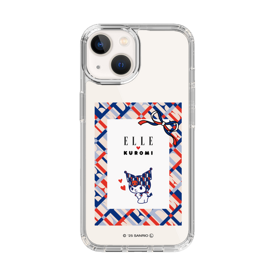 スリムプロテクションケース［ ELLE×マイメロディ＆クロミ - トリコロールカラーグラフィック2 ］