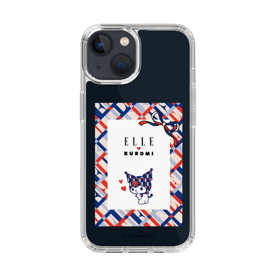 スリムプロテクションケース［ ELLE×マイメロディ＆クロミ - トリコロールカラーグラフィック2 ］