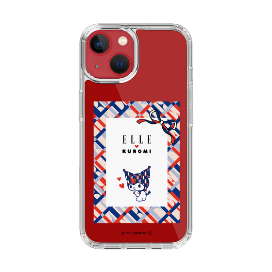 スリムプロテクションケース［ ELLE×マイメロディ＆クロミ - トリコロールカラーグラフィック2 ］