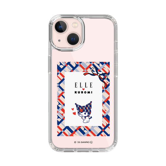スリムプロテクションケース［ ELLE×マイメロディ＆クロミ - トリコロールカラーグラフィック2 ］