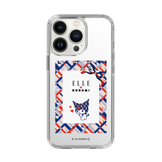 スリムプロテクションケース［ ELLE×マイメロディ＆クロミ - トリコロールカラーグラフィック2 ］
